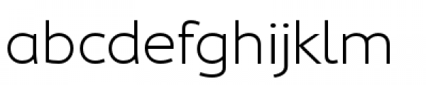 Cambridge Light Expanded Font LOWERCASE