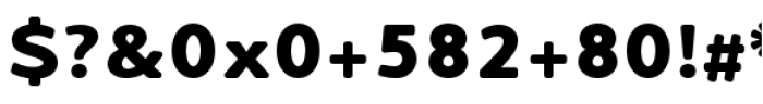 Cambridge Round Bold Expanded Font OTHER CHARS