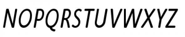 Cambridge Round Condensed Italic Font UPPERCASE