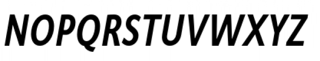 Cambridge Semibold Condensed Italic Font UPPERCASE