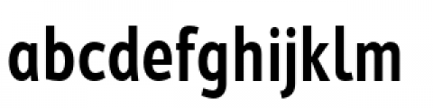 Cambridge Semibold Condensed Font LOWERCASE