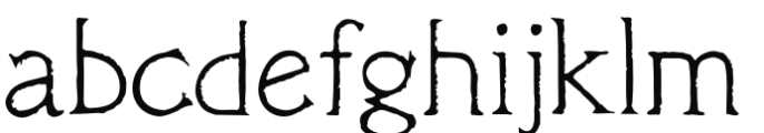 Camelot Oldstyle Regular Font LOWERCASE