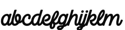 Camper Script 3 Font LOWERCASE