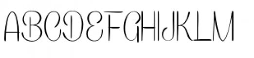 Caneletter Script Thin Font UPPERCASE