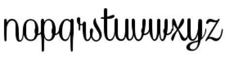 Caneletter Script Font LOWERCASE