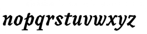 Canilari Pro Medium Italic Font LOWERCASE