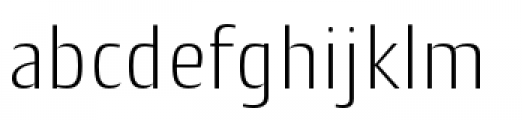 Cantiga Extra Light Roman Font LOWERCASE