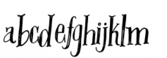 Capriccio Rough Font LOWERCASE