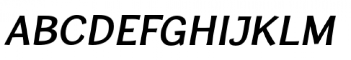 Cardigan SemiBold Italic Font UPPERCASE