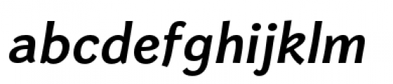 Cardigan SemiBold Italic Font LOWERCASE