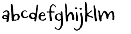 Carrotflower Font LOWERCASE