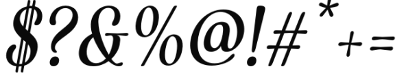 Cartes Condensed Demi Italic Font OTHER CHARS