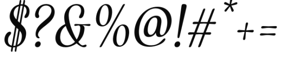 Cartes Condensed Regular Italic Font OTHER CHARS