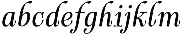 Cartes Condensed Regular Italic Font LOWERCASE