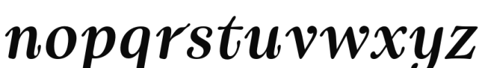 Cartes Extended Bold Italic Font LOWERCASE