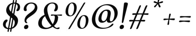 Cartes Extended Demi Italic Font OTHER CHARS