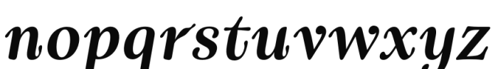 Cartes Extended ExBold Italic Font LOWERCASE