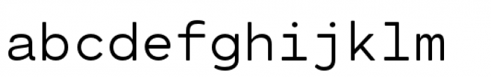 Cartograph Mono Regular Font LOWERCASE