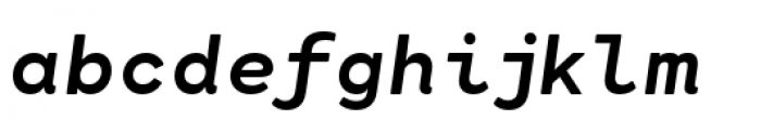 Cartograph Sans Bold Italic Font LOWERCASE