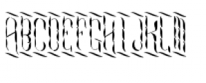 Cascade Monograms Font LOWERCASE
