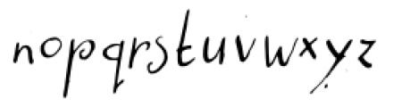 Castanea Italic Font LOWERCASE