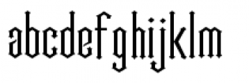Cathedral Font LOWERCASE