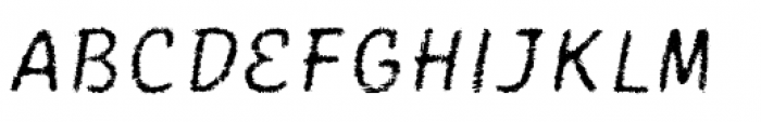 Catwing Fuzz Font UPPERCASE