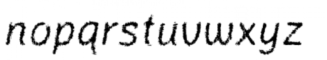 Catwing Fuzz Font LOWERCASE