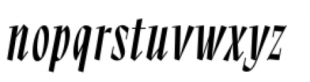 Caustic Medium Font LOWERCASE