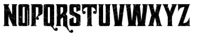 Cavalier Distressed Font LOWERCASE