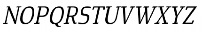 Cavole Slab Regular Italic Font UPPERCASE