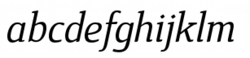 Cavole Slab Regular Italic Font LOWERCASE