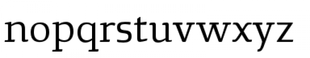 Cavole Slab Regular Font LOWERCASE
