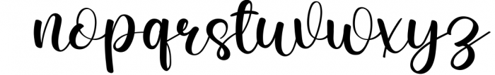 Calista - Handwriting Font Font LOWERCASE