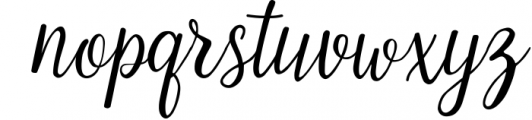 Calista Script Font Font LOWERCASE