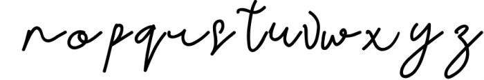 Callisti - Handwriting Script Font LOWERCASE