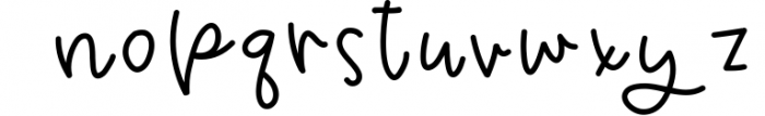 Calm - A Handwritten Script Font Font LOWERCASE