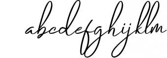Cambridge Modern Signature 2 Font LOWERCASE