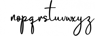 Cambridge Modern Signature Font LOWERCASE