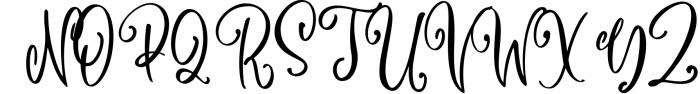 Camellia Script Font UPPERCASE