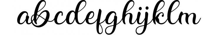 Camellina Script Font LOWERCASE