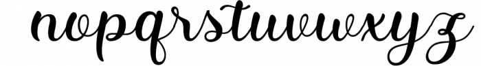 Camellina Script Font LOWERCASE