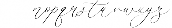 Camila Raindrop Elegant Modern Calligraphy Font Font LOWERCASE