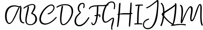 Canadia Script | Handwritten Font UPPERCASE