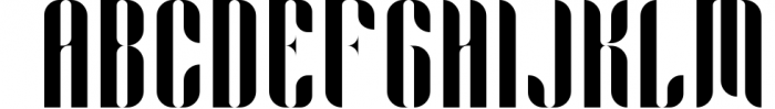 Capitolia Stencil Typeface 1 Font UPPERCASE
