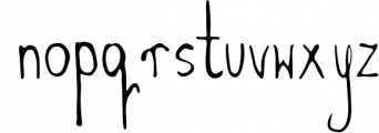 Caraway Font LOWERCASE