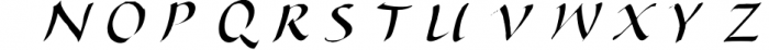 Cardinal - Italic script trio 1 Font UPPERCASE