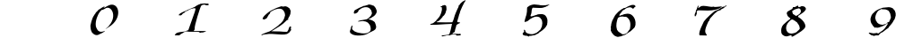 Cardinal - Italic script trio 2 Font OTHER CHARS