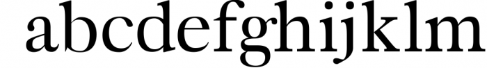 Carita Clean Serif 3 Font Family Font LOWERCASE