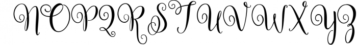 Carried Away  Monogram 1 Font UPPERCASE